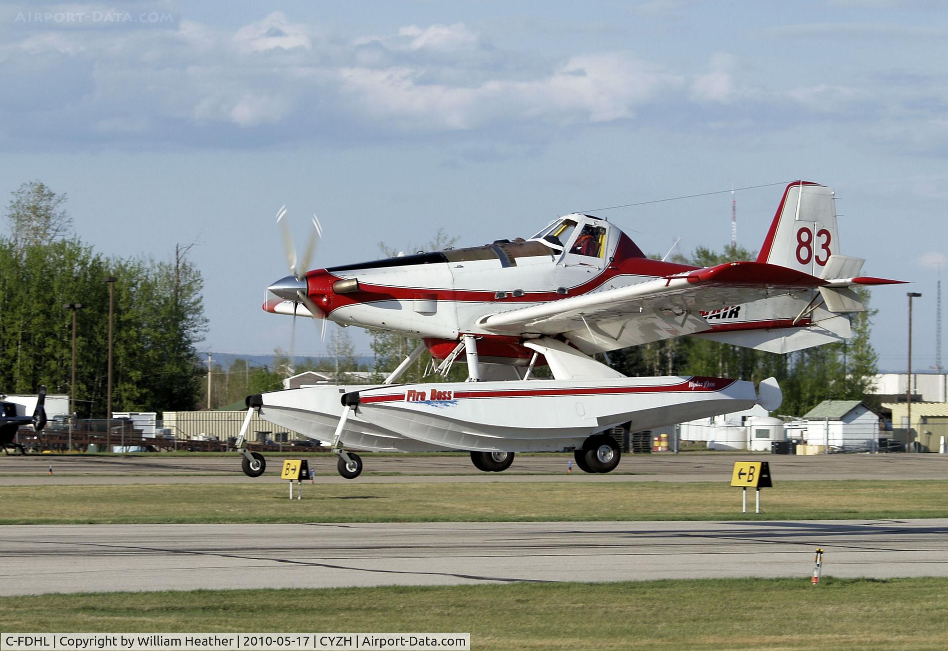 C-FDHL, 2004 Air Tractor AT-802F Fire Boss C/N 802A-0199, Slave Lake Air Tanker Base