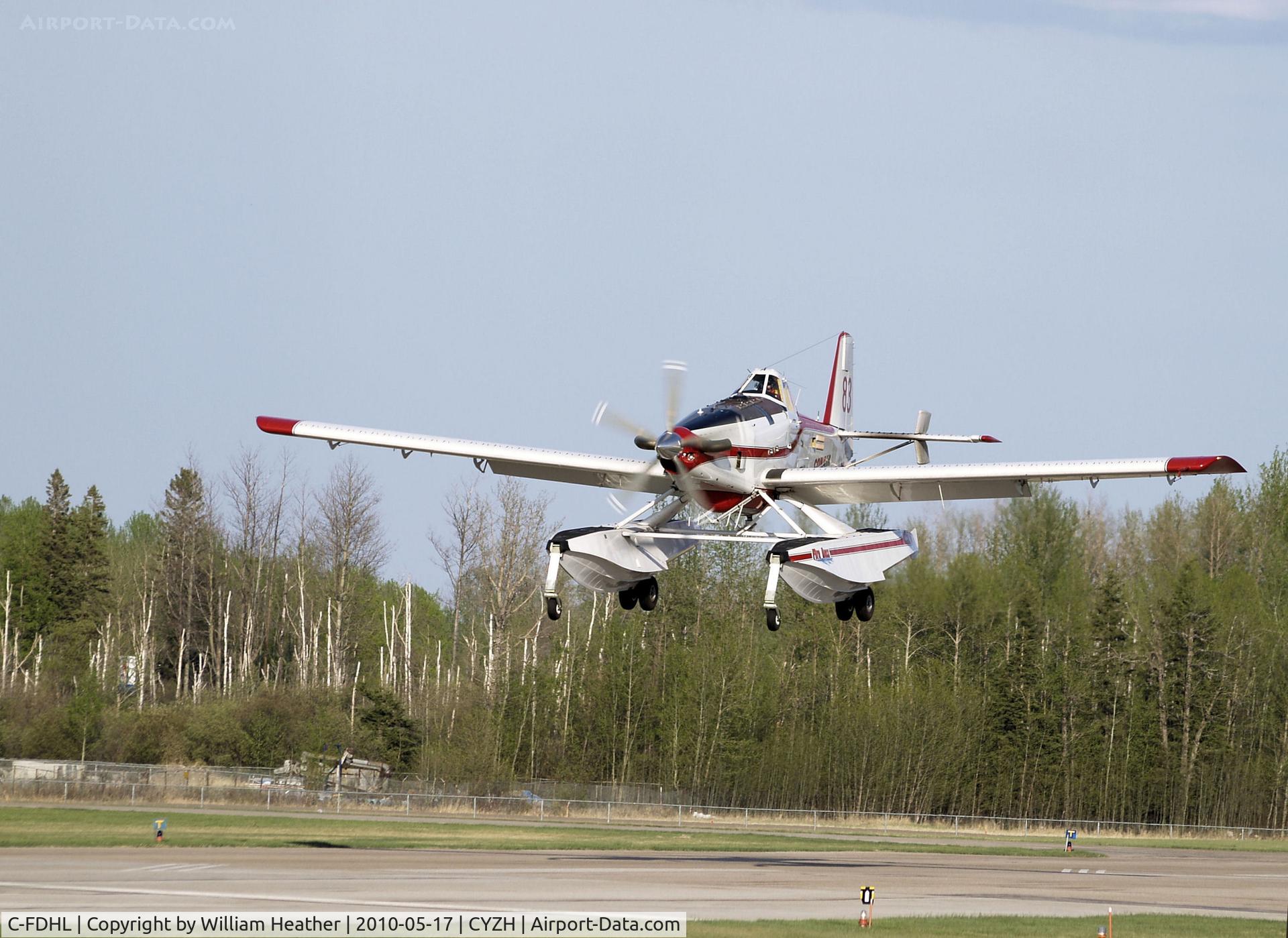 C-FDHL, 2004 Air Tractor AT-802F Fire Boss C/N 802A-0199, Slave Lake Air Tanker Base