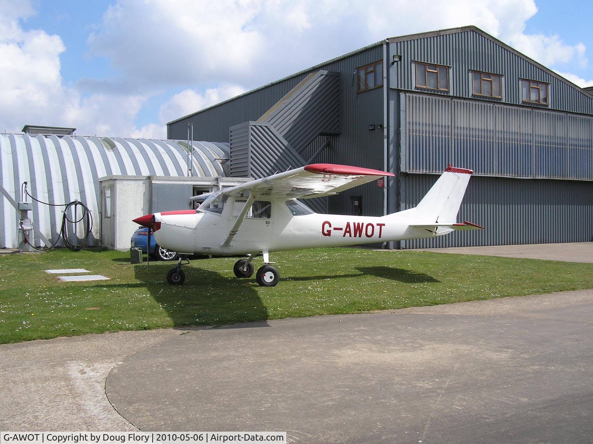G-AWOT, 1968 Reims Cessna F150H C/N 0389, G-AWOT at its new home, Little Snoring, Fakenham, Norfolk
