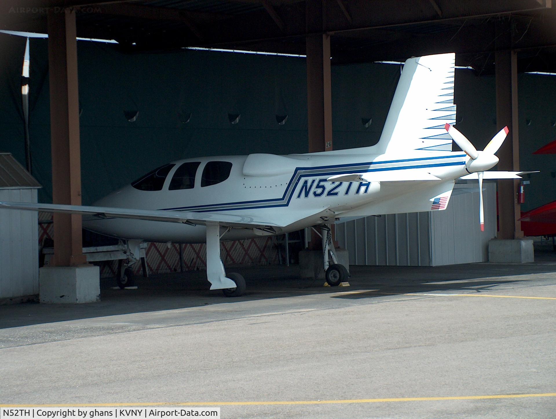 N52TH, 1999 Cirrus VK-30 C/N 143, Rare type of aircraft parked at VNY