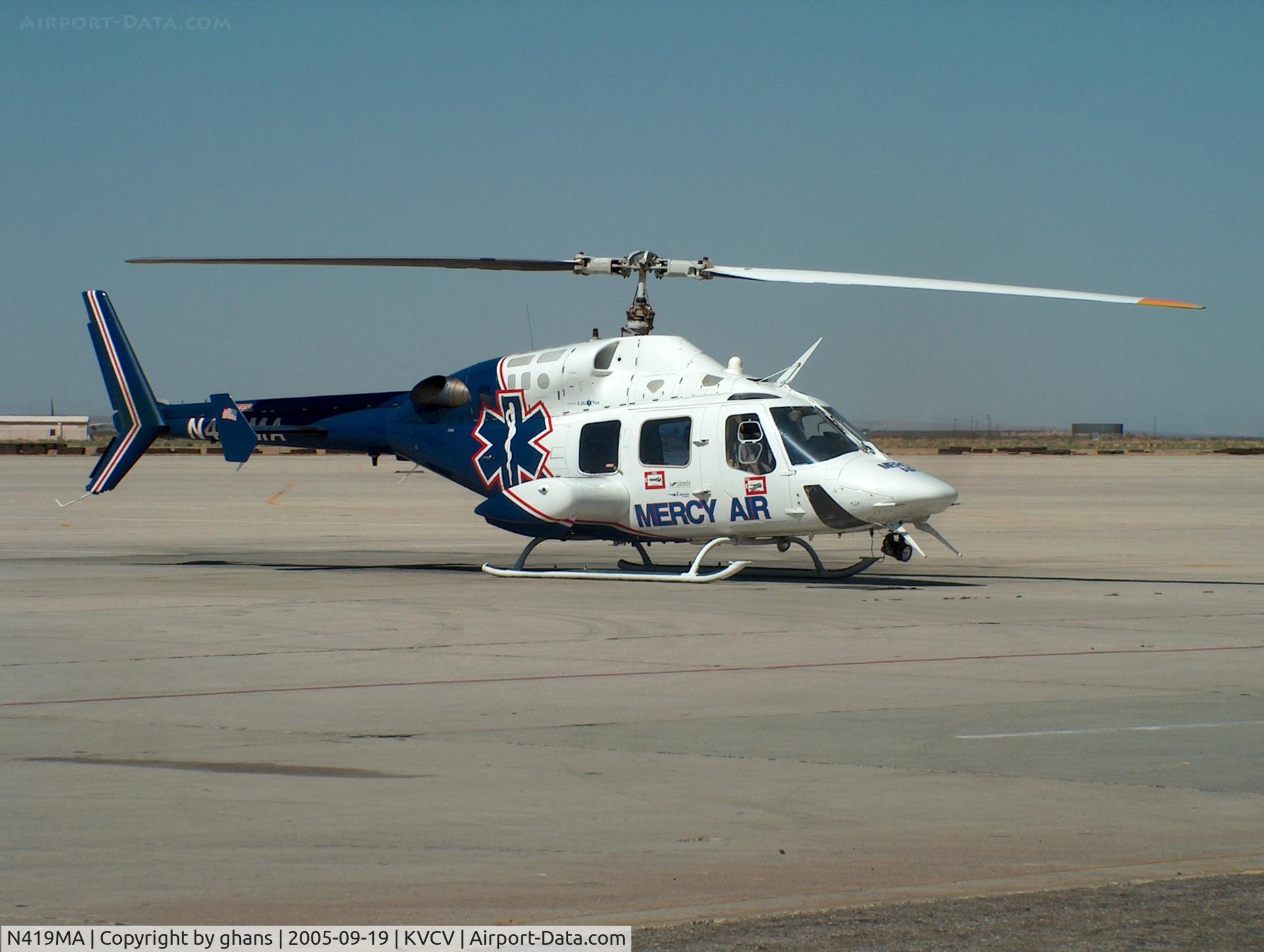 N419MA, 1984 Bell 222UT C/N 47518, Mercy Air