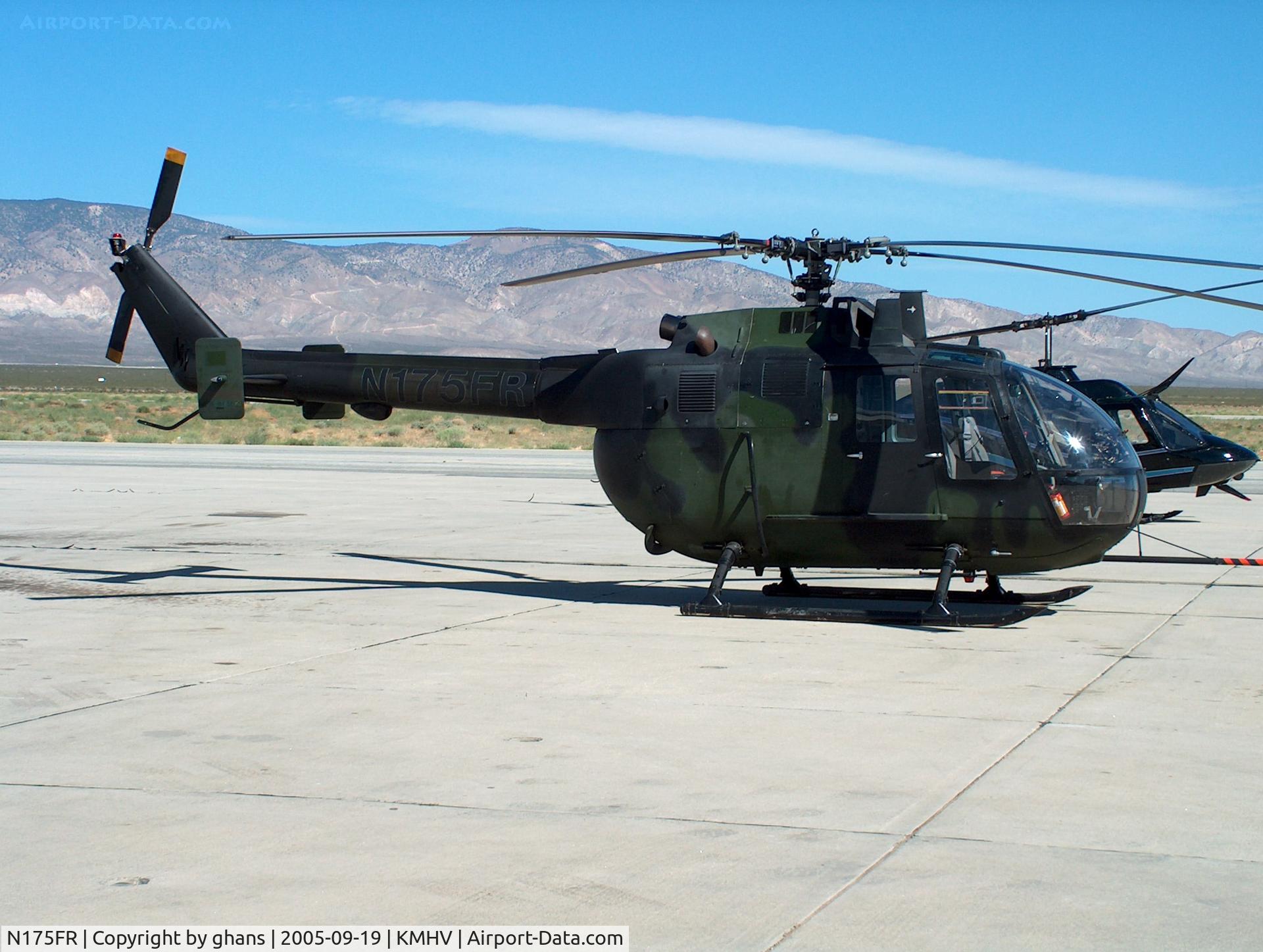 N175FR, 1981 MBB Bo.105M C/N 5029, Civil helicopter in camouflage colors
