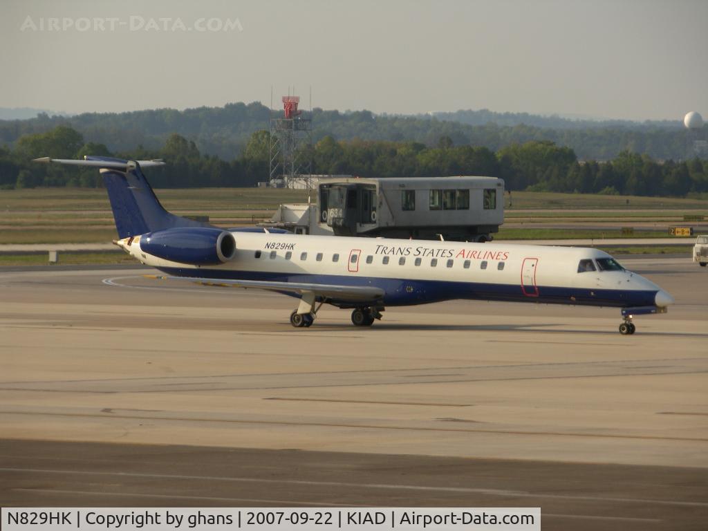 N829HK, 2000 Embraer ERJ-145LU (EMB-145LU) C/N 145281, Trans States Airlines