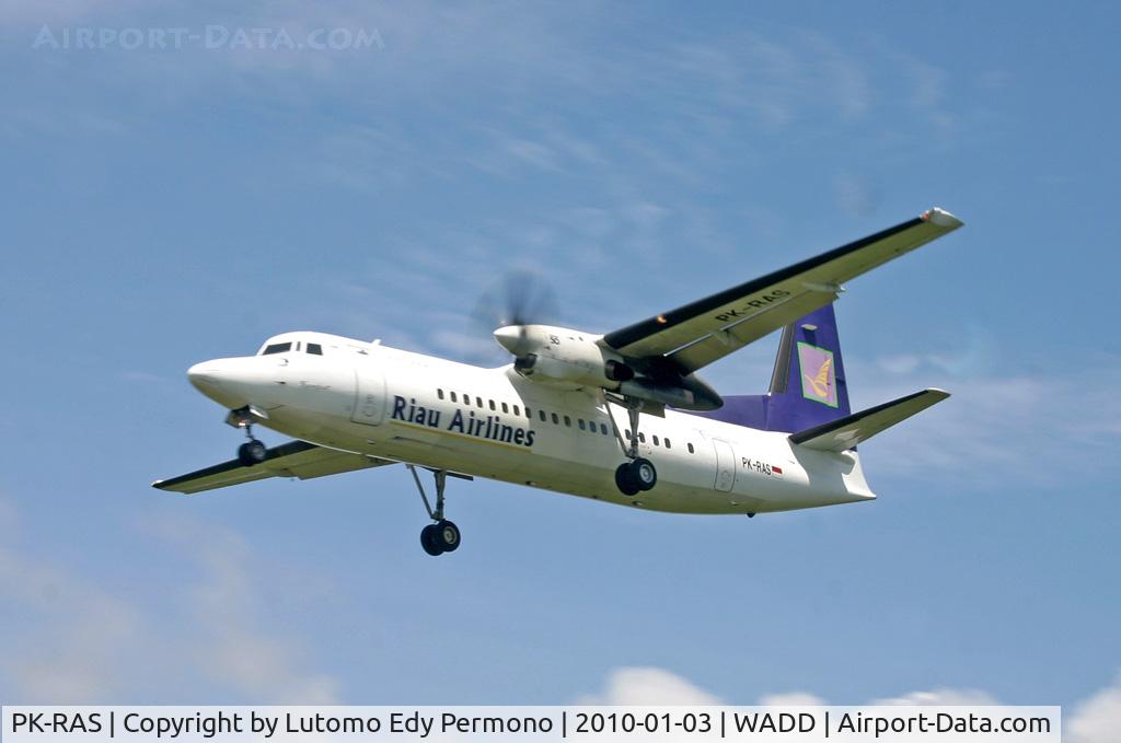 PK-RAS, 1992 Fokker 50 C/N 20261, Riau Airlines