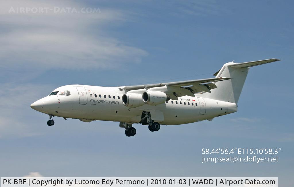 PK-BRF, 1992 British Aerospace BAe.146-200 C/N E2210, Aviastar