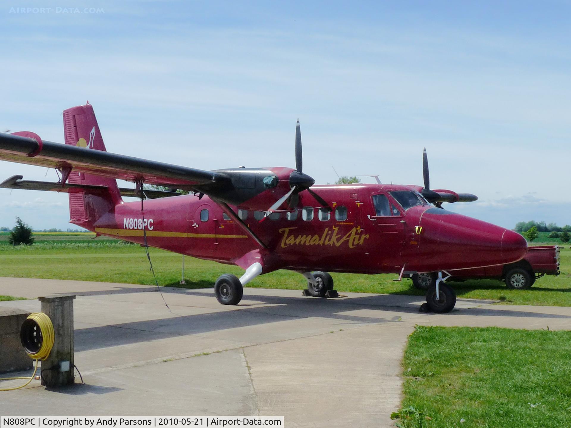 N808PC, 1967 De Havilland Canada DHC-6-100 Twin Otter C/N 77, New Para dropper at Chatteris