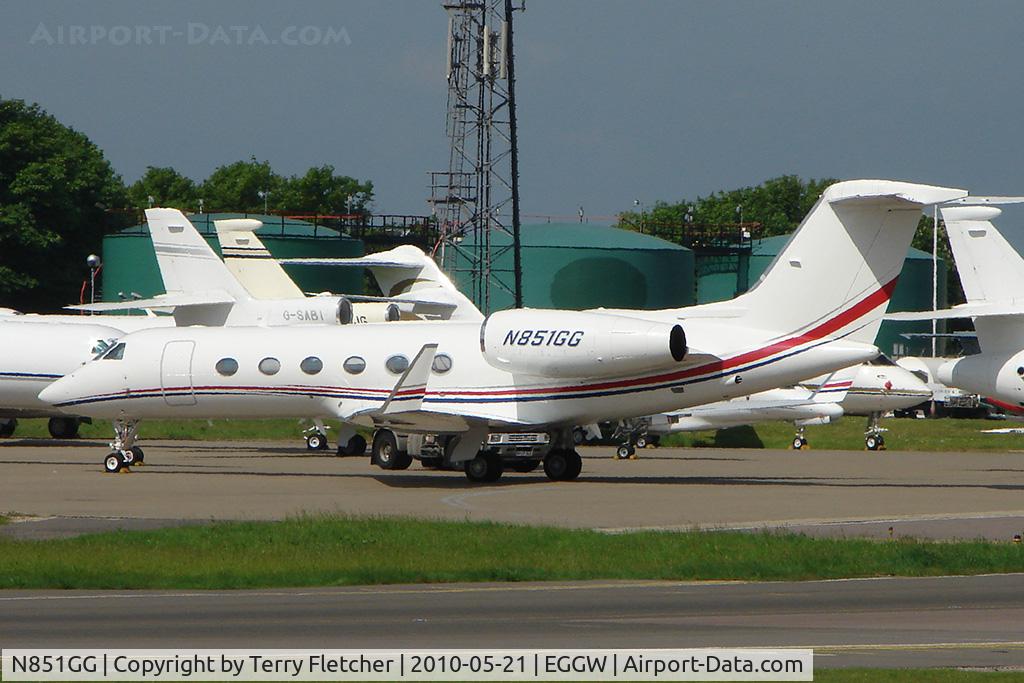 N851GG, 2008 Gulfstream Aerospace GIV-X (G450) C/N 4120, Gulfstream G450 at Luton