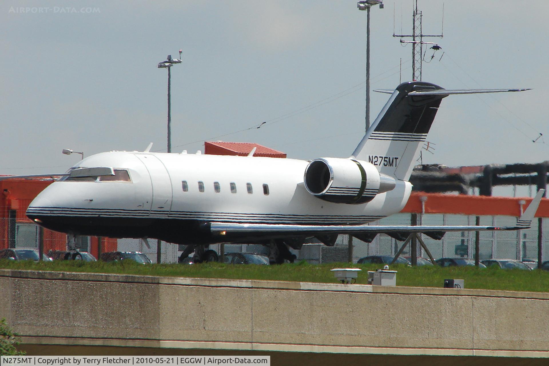 N275MT, 1983 Canadair Challenger 601 (CL-600-2A12) C/N 3007, Challenger 601 at Luton