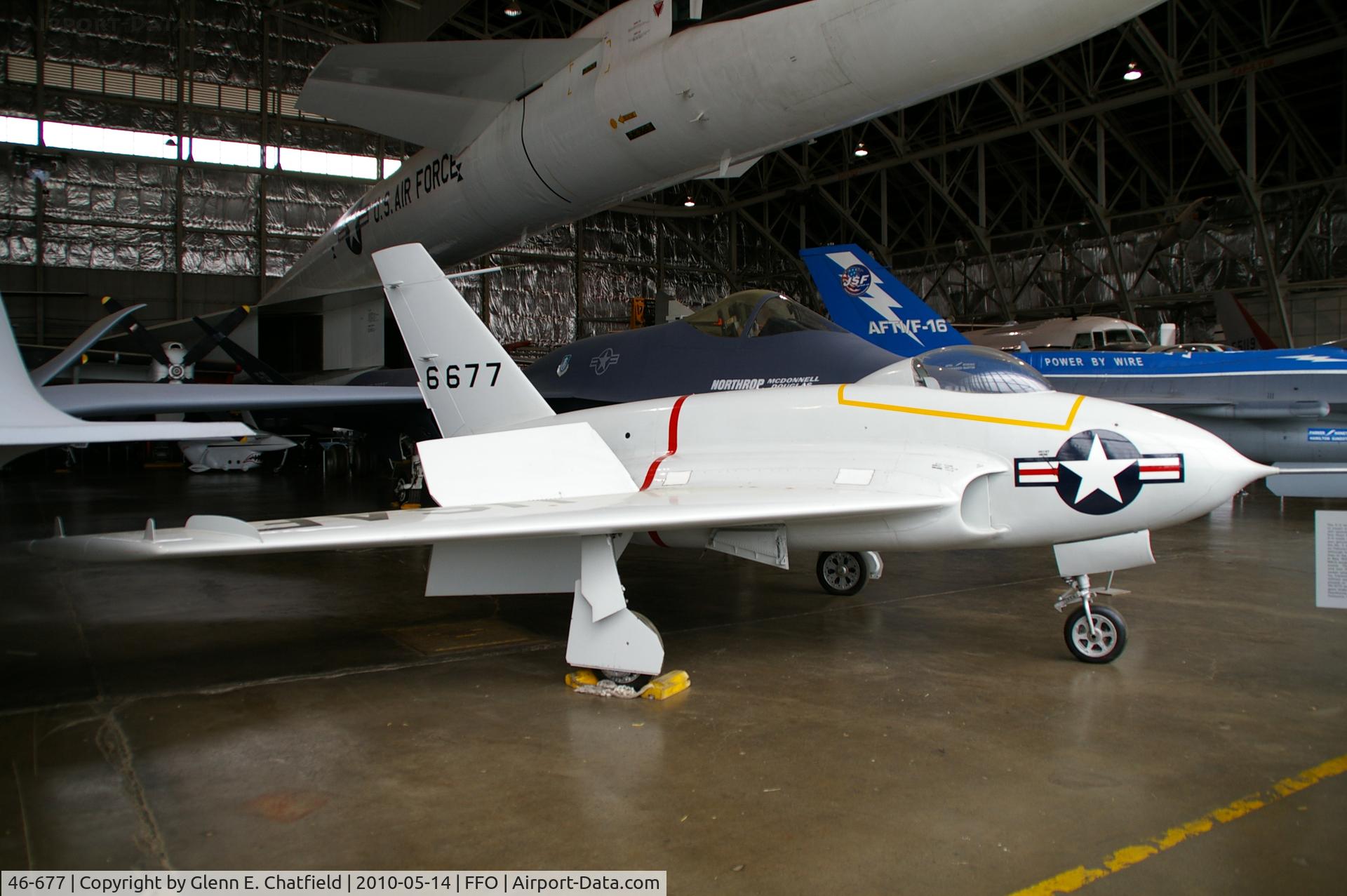 46-677, 1946 Northrop X-4 Bantam C/N Not found (46-677), At the National Museum of the USAF