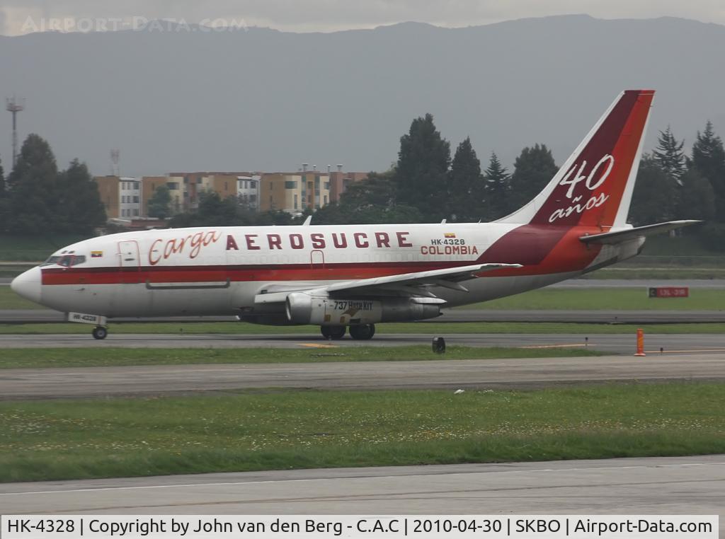 HK-4328, 1980 Boeing 737-2S5C C/N 22148, Aerosucre Boeing 737-2S5C/Adv (22148/663) @ SKBO/BOG