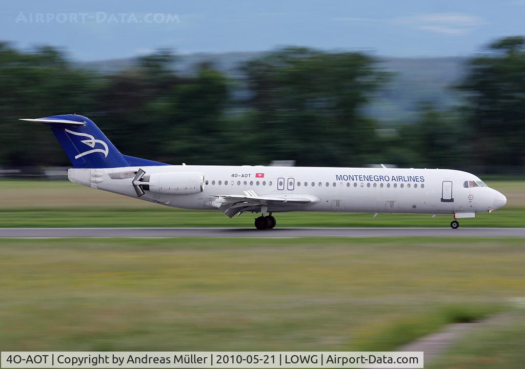 4O-AOT, 1991 Fokker 100 (F-28-0100) C/N 11350, Speed ...
