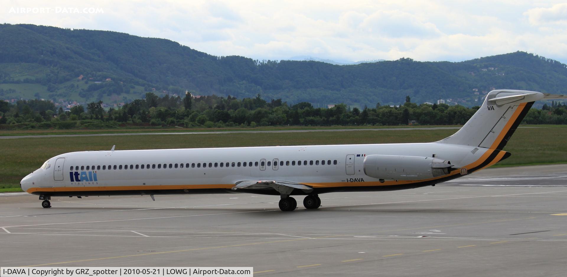 I-DAVA, 1986 McDonnell Douglas MD-82 (DC-9-82) C/N 49215, Itali Airlines Md 82