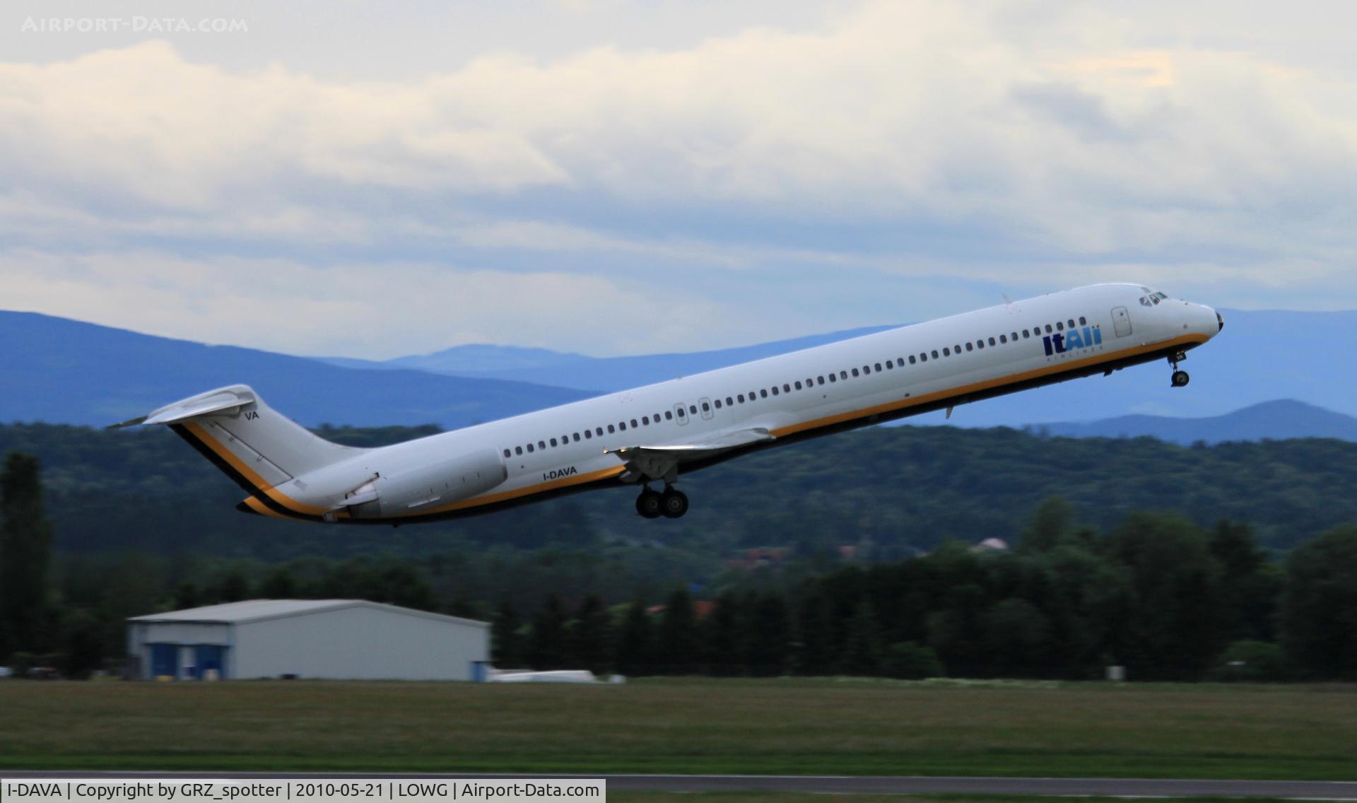 I-DAVA, 1986 McDonnell Douglas MD-82 (DC-9-82) C/N 49215, Itali Airlines Md 82