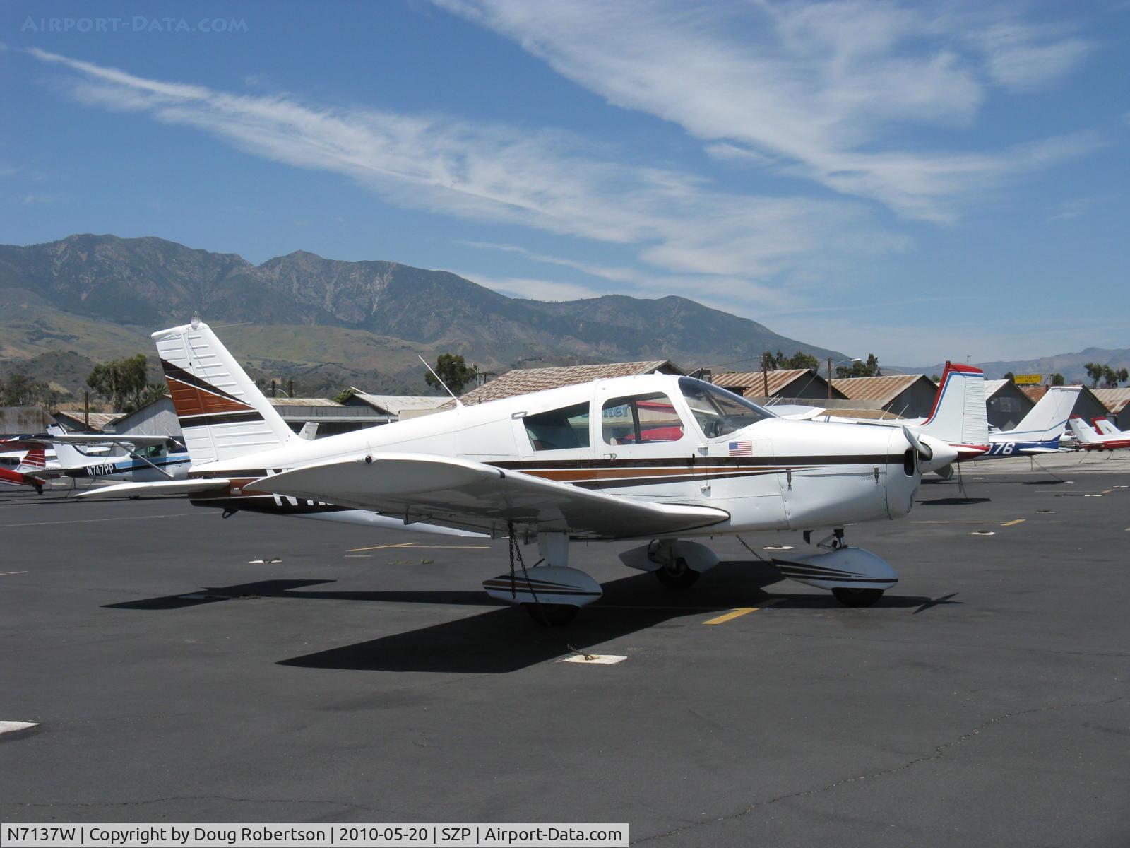 N7137W, 1962 Piper PA-28-180 C/N 28-939, 1962 Piper PA-28-180 CHEROKEE, Lycoming O&VO-360 180 Hp