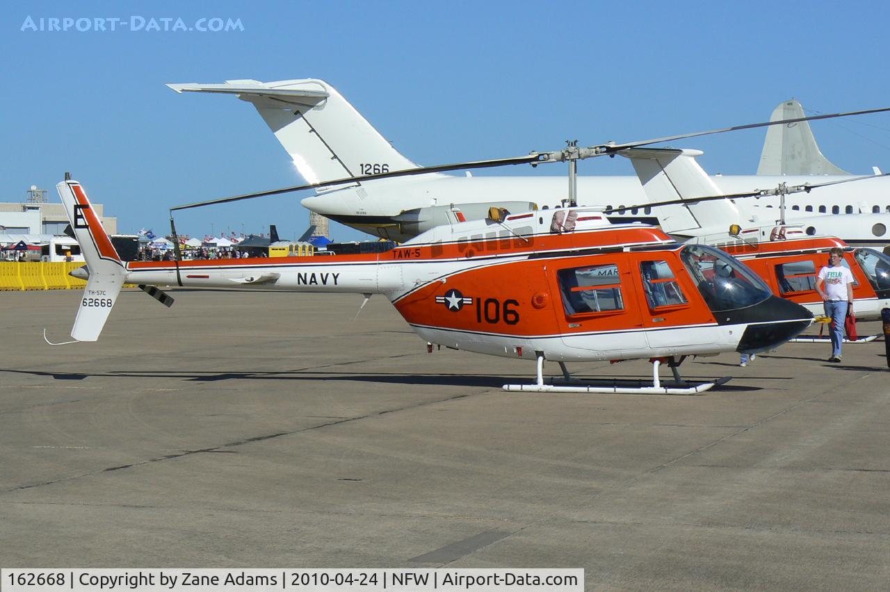 162668, Bell TH-57C Sea Ranger C/N 3751, At the 2010 NAS JRB Fort Worth Airshow