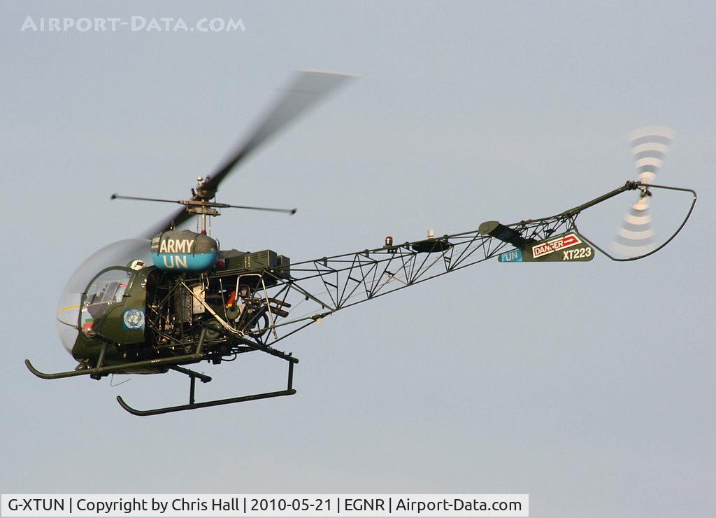 G-XTUN, 1966 Westland AB-47G-3B-1 C/N WA382, wearing its former Army Air Corps ID XT223