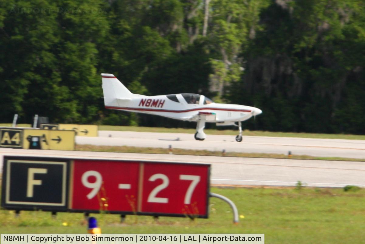 N8MH, Stoddard-Hamilton Glasair III C/N 3322, Landing on 9 during Sun N Fun 2010 at Lakeland, FL.