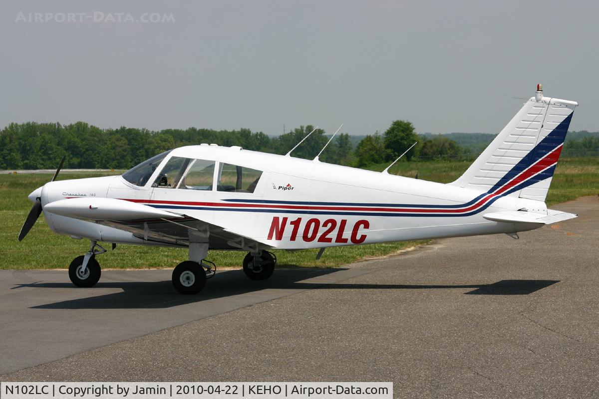 N102LC, 1967 Piper PA-28-140 C/N 28-22860, Waiting for the pumps to become available.