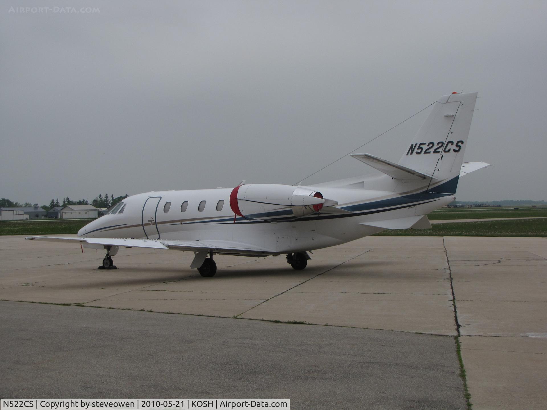 N522CS, 2004 Cessna 560XL Citation Excel C/N 560-5364, orion Ramp Oshkosh WI USA