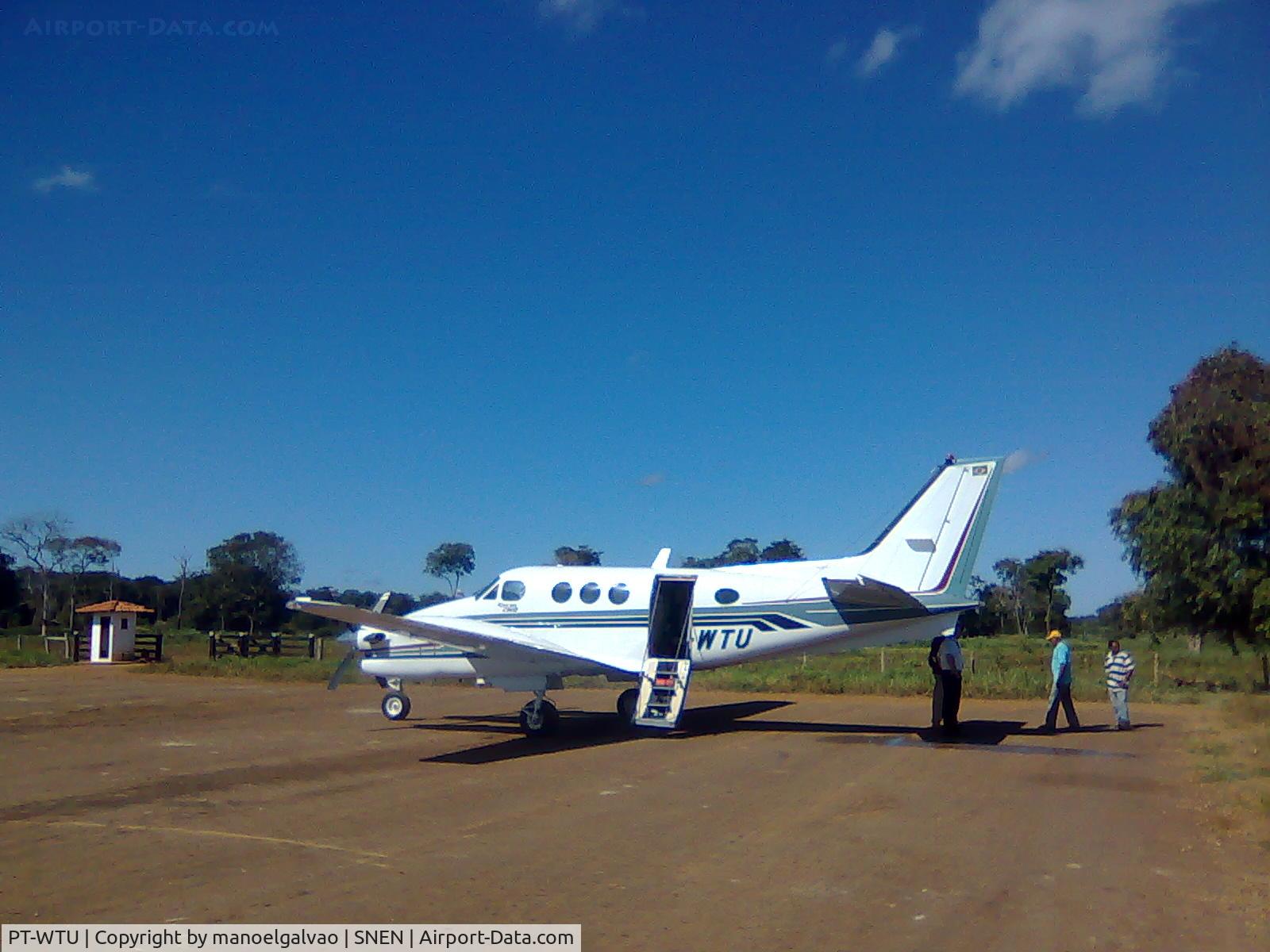 PT-WTU, 1997 Beech C90B King Air C/N LJ-1491, At Calumbi Farm MA\BRAZIL