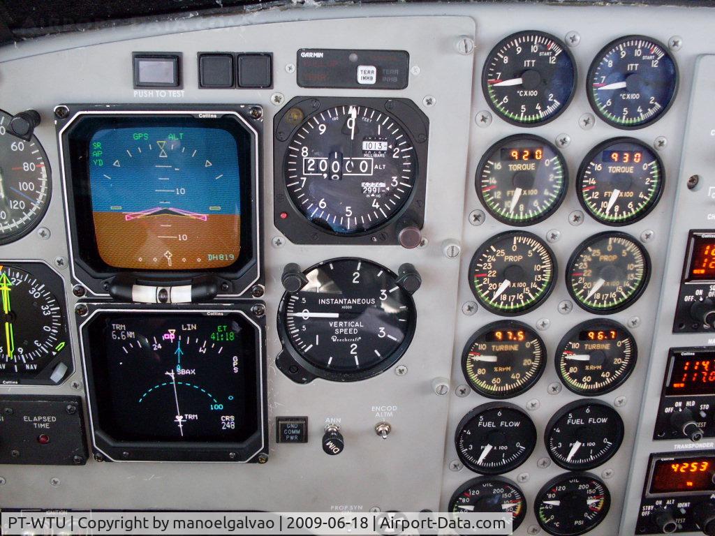 PT-WTU, 1997 Beech C90B King Air C/N LJ-1491, towards to SBAX