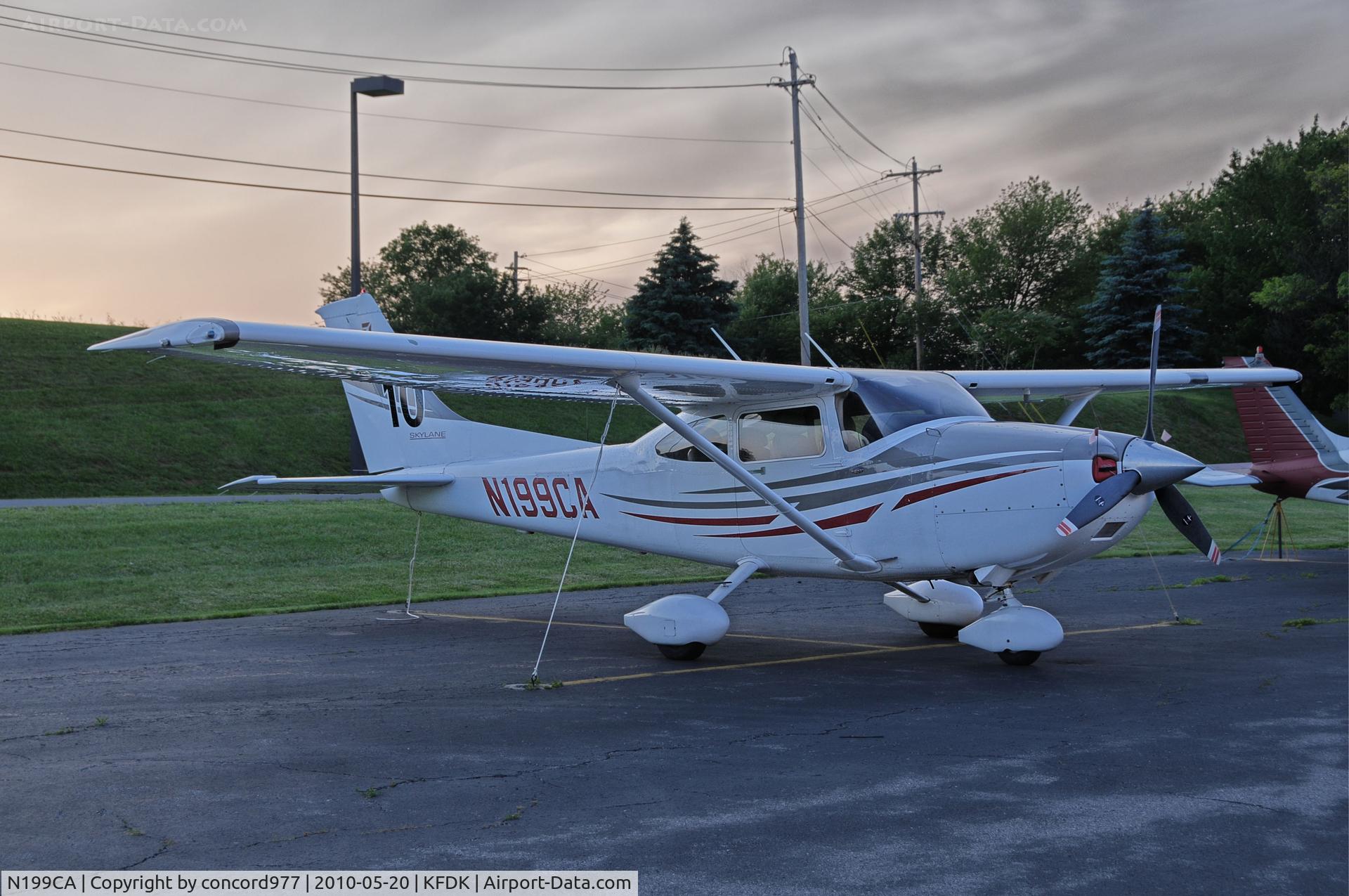 N199CA, 2005 Cessna 182T Skylane C/N 18281548, Seen at KFDK on 5/20/2010.