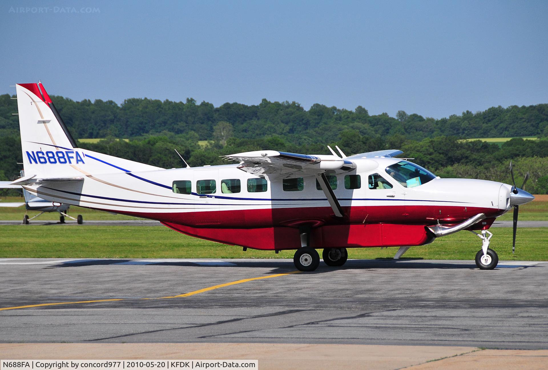 N688FA, 2004 Cessna 208B Grand Caravan C/N 208B1103, Seen at KFDK on 5/20/2010.