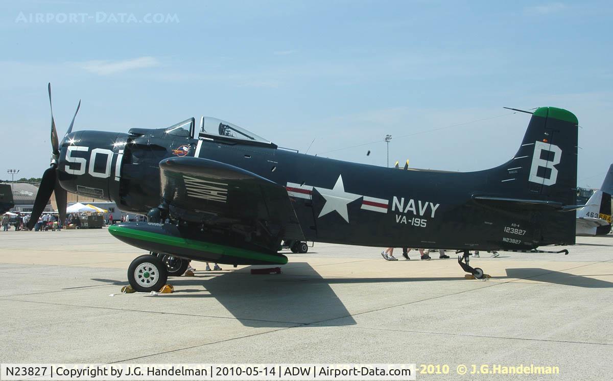 N23827, 1949 Douglas AD-4 C/N 7133, at Andrews AFB