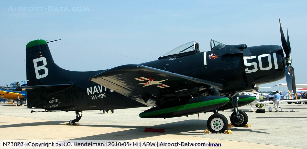 N23827, 1949 Douglas AD-4 C/N 7133, starb. view
