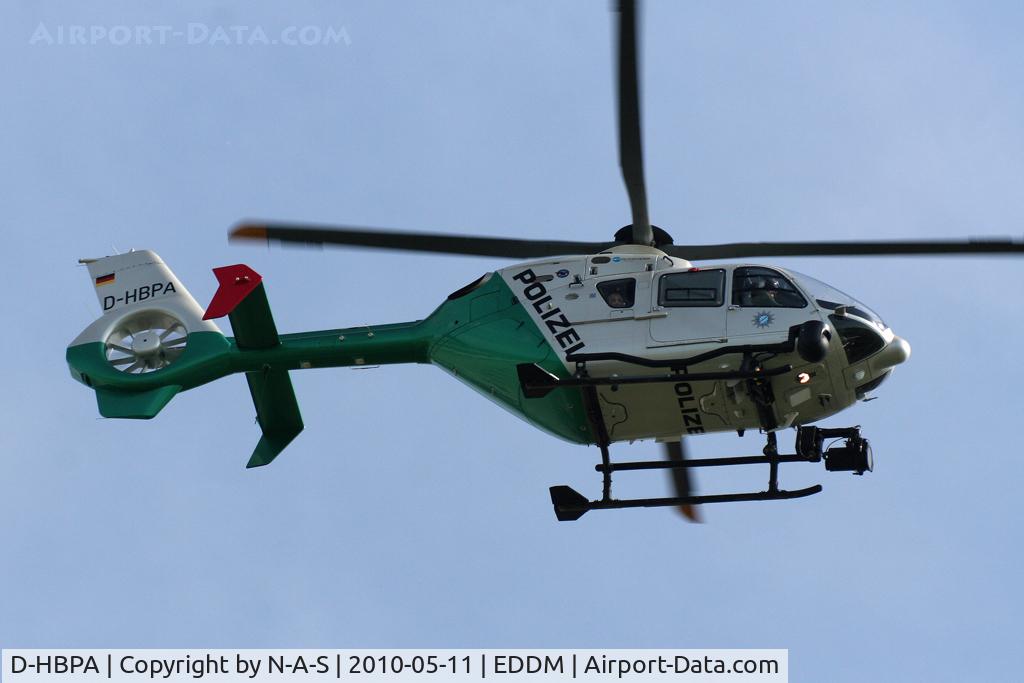 D-HBPA, Eurocopter EC-135P-2+ C/N 7080, Police EC135 departing