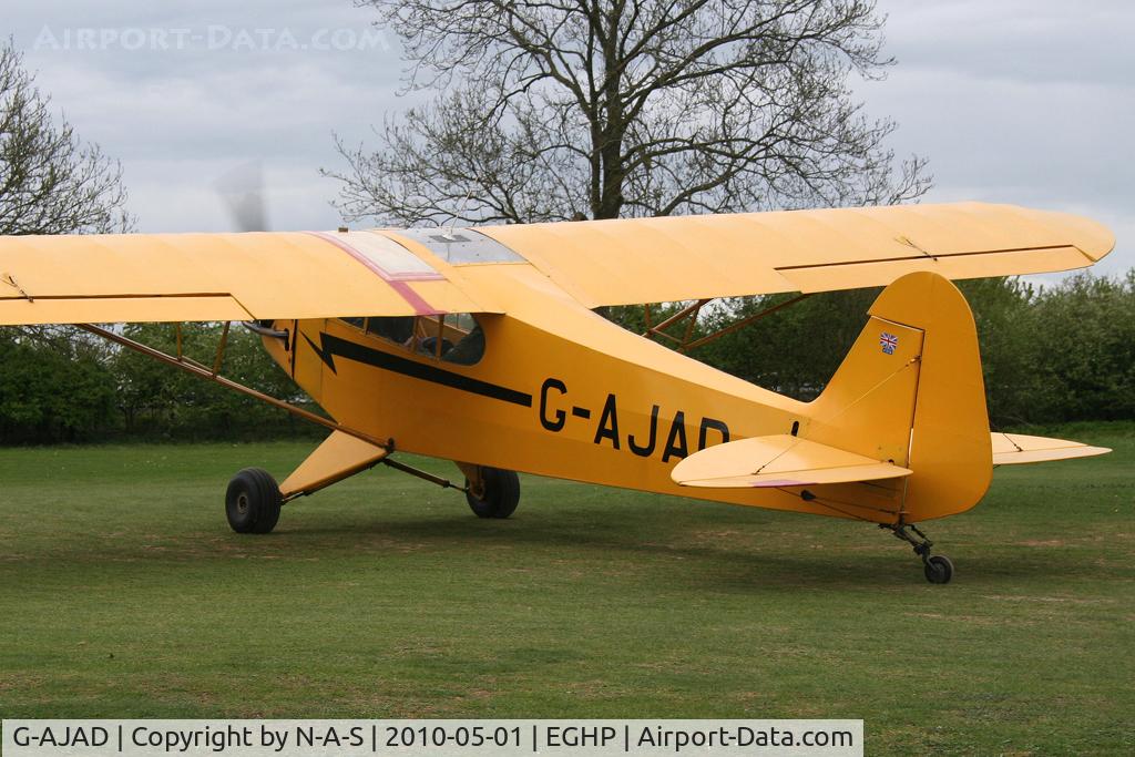 G-AJAD, 1943 Piper J3C-65 Cub Cub C/N 11700, Micro trade fair 2010