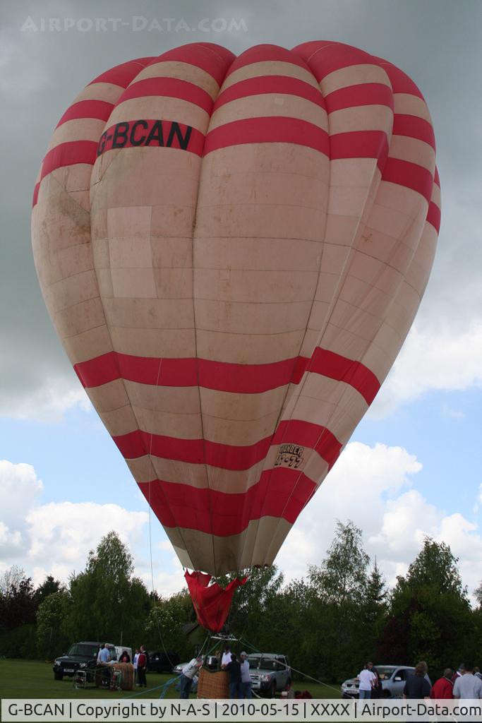 G-BCAN, 1974 Thunder Balloons AX7-77 C/N 015, Taken at Pidley