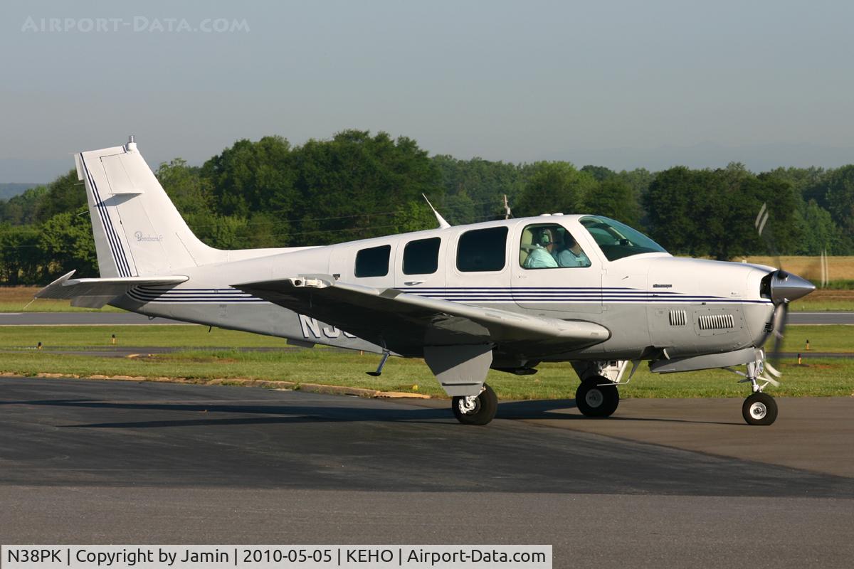 N38PK, 1987 Beech B36TC Bonanza C/N EA-467, A visitor from the lovely town of Sanford, NC.