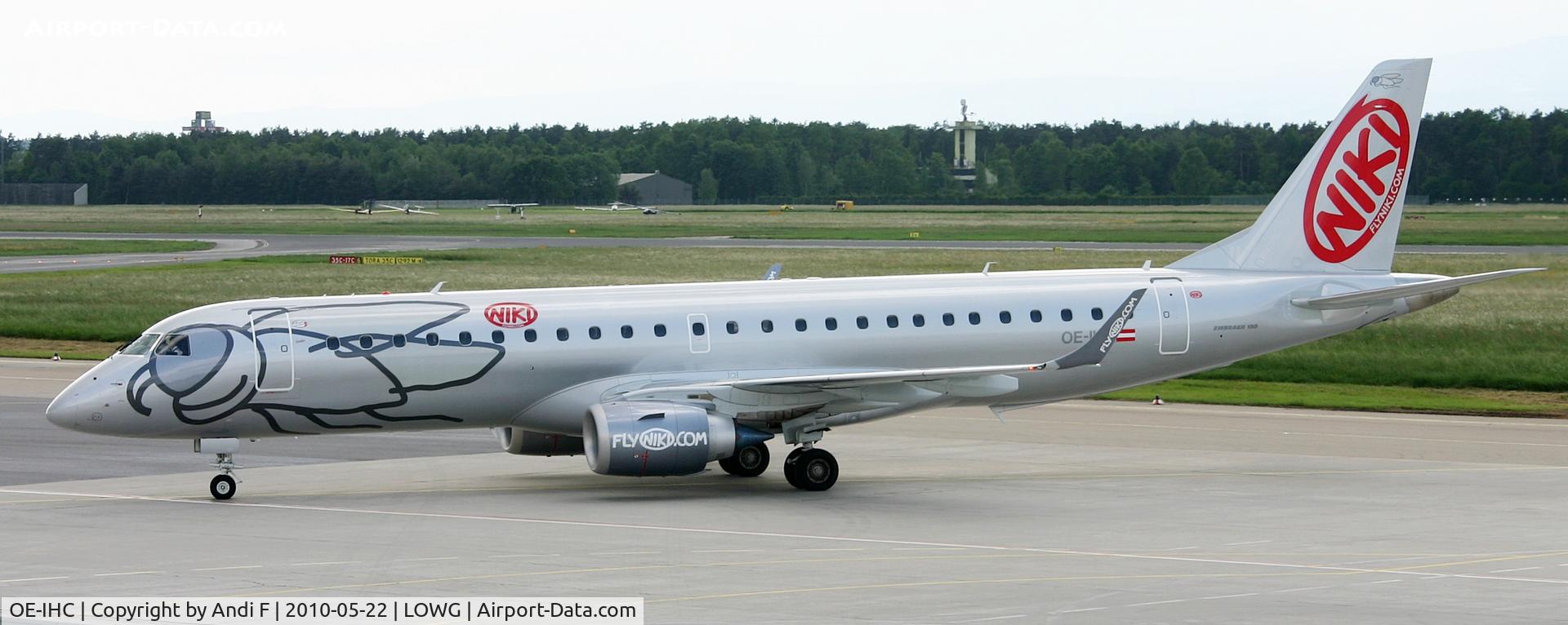 OE-IHC, 2010 Embraer 190LR (ERJ-190-100LR) C/N 19000349, Embraer ERJ-190-100LR
