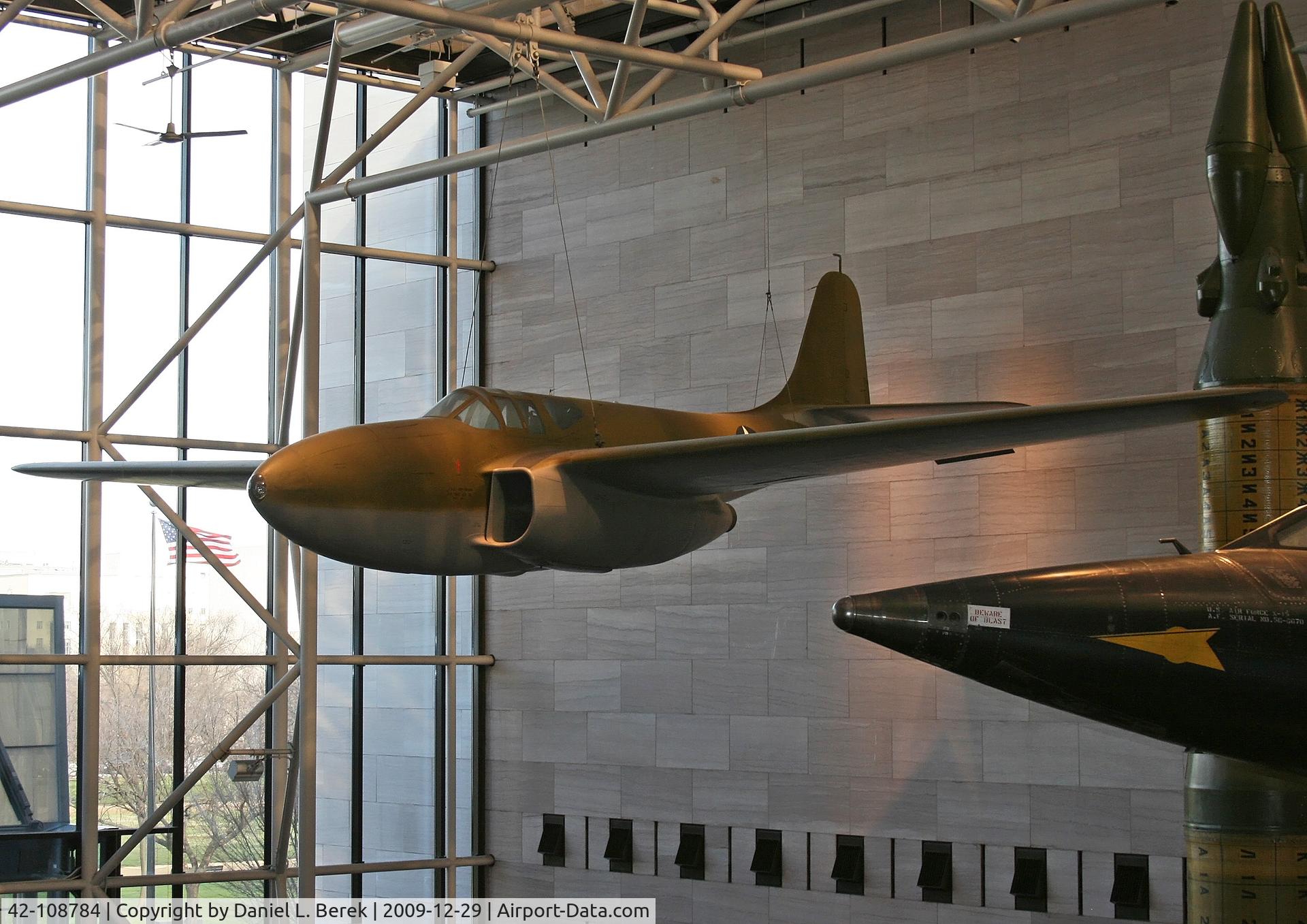 42-108784, 1972 Bell XP-49A Airacomet C/N 27-10, Here she is, America's first jet fighter, accompanied by many other pioneers of the air.
