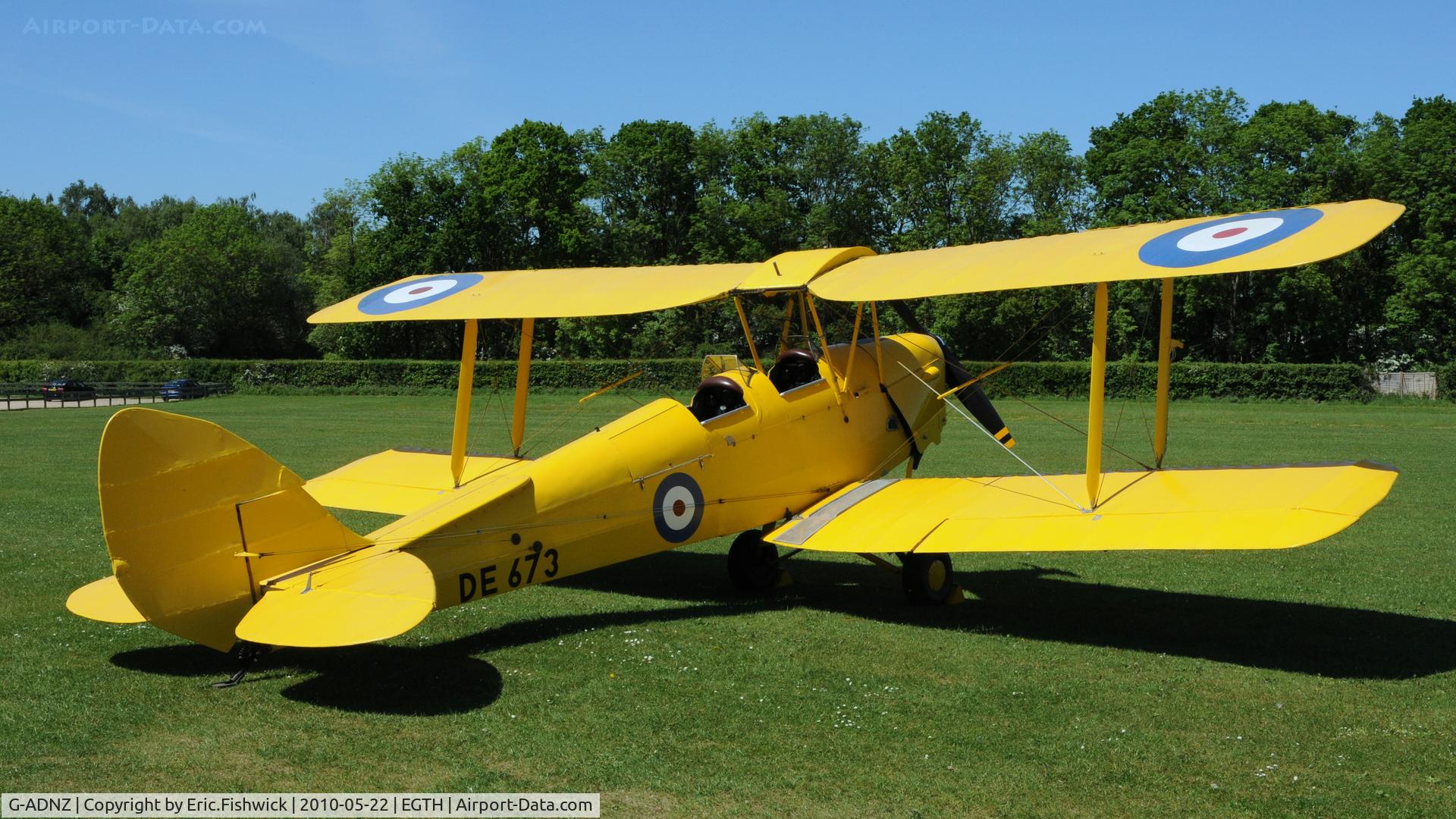 G-ADNZ, 1942 De Havilland DH-82A Tiger Moth II C/N 85614, 2. G-ADNZ visiting Shuttleworth Collection, Old Warden
