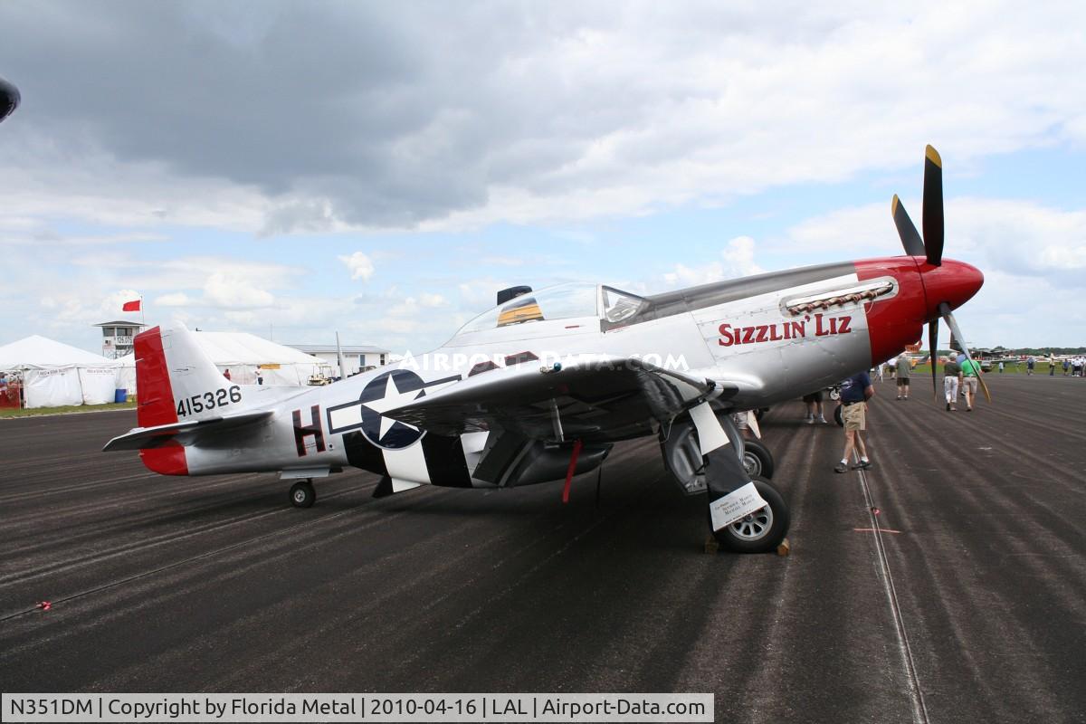 N351DM, 1944 North American P-51D Mustang C/N 122-40998 (44-74458), Sizzlin Liz