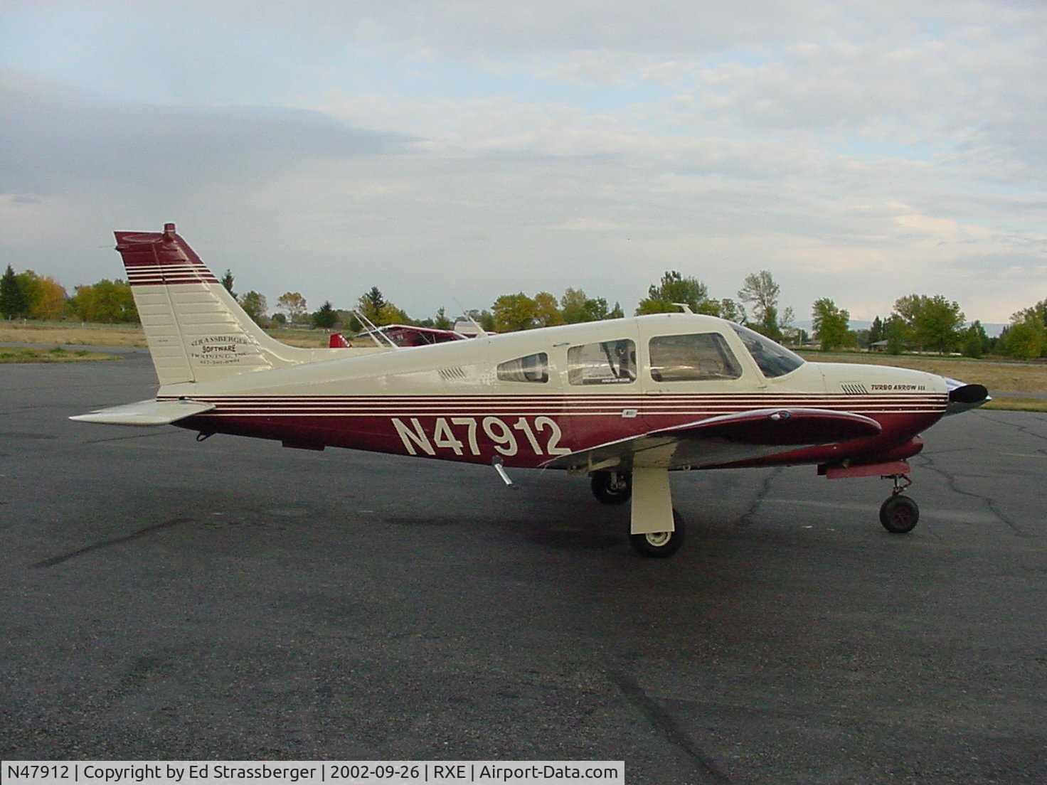 N47912, 1977 Piper PA-28R-201T Cherokee Arrow III C/N 28R-7803037, Piper Turbo Arrow