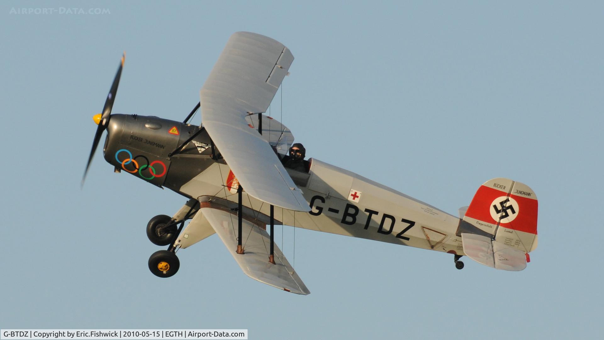 G-BTDZ, 1957 CASA 1-131E Jungmann C/N 2104, 4. G-BTDZ at Shuttleworth May Sunset Air Display