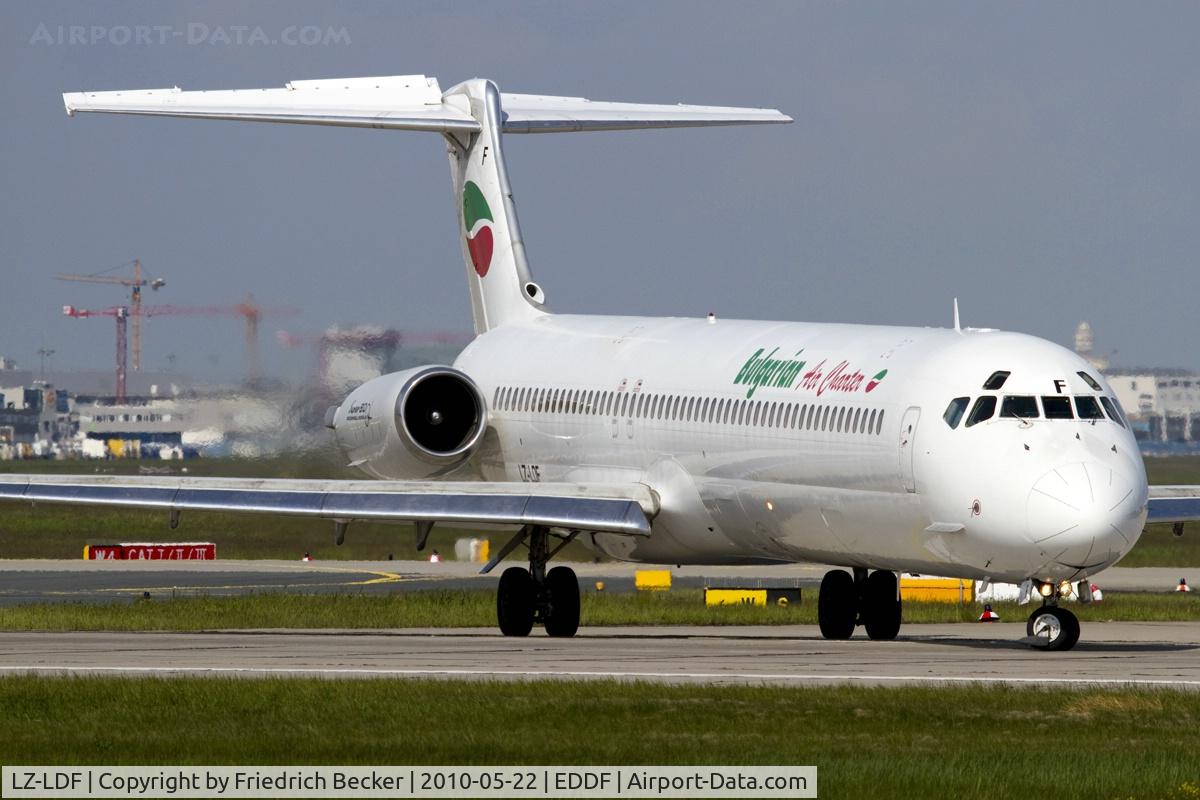 LZ-LDF, 1986 McDonnell Douglas MD-82 (DC-9-82) C/N 49219, line up RW18W
