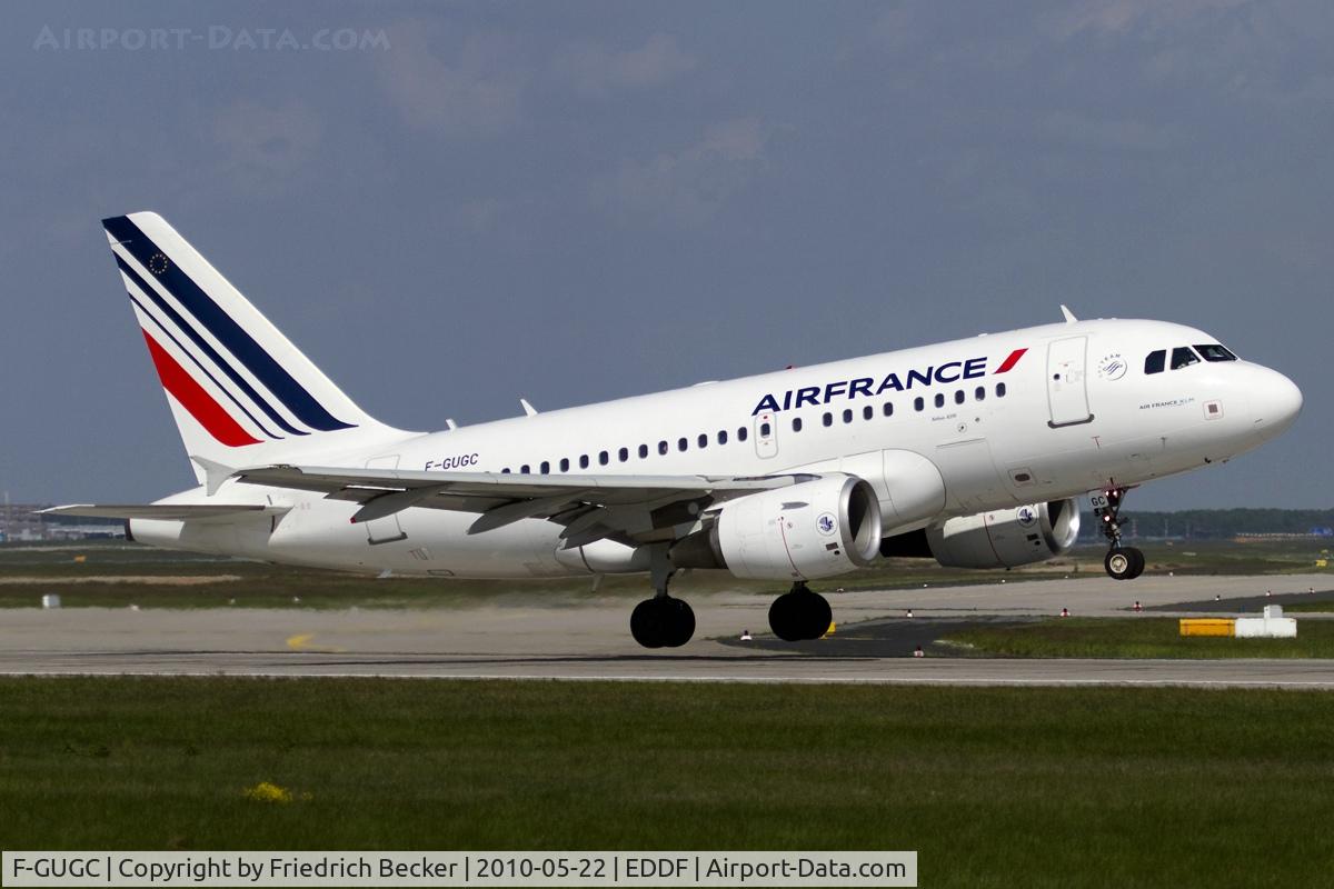 F-GUGC, 2002 Airbus A318-111 C/N 2071, departure via RW18W