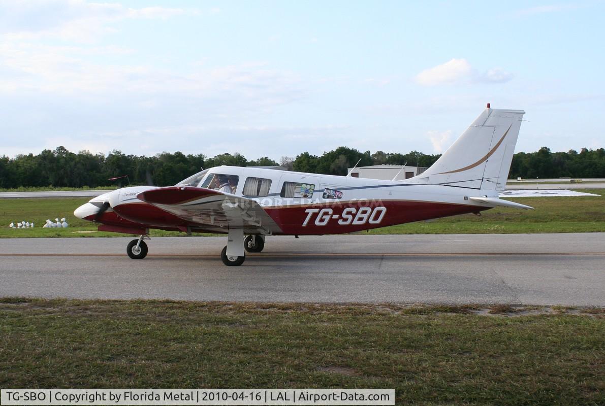 TG-SBO, 1980 Piper PA-34-200 C/N 34-8070305, Piper Seneca from Guatemala