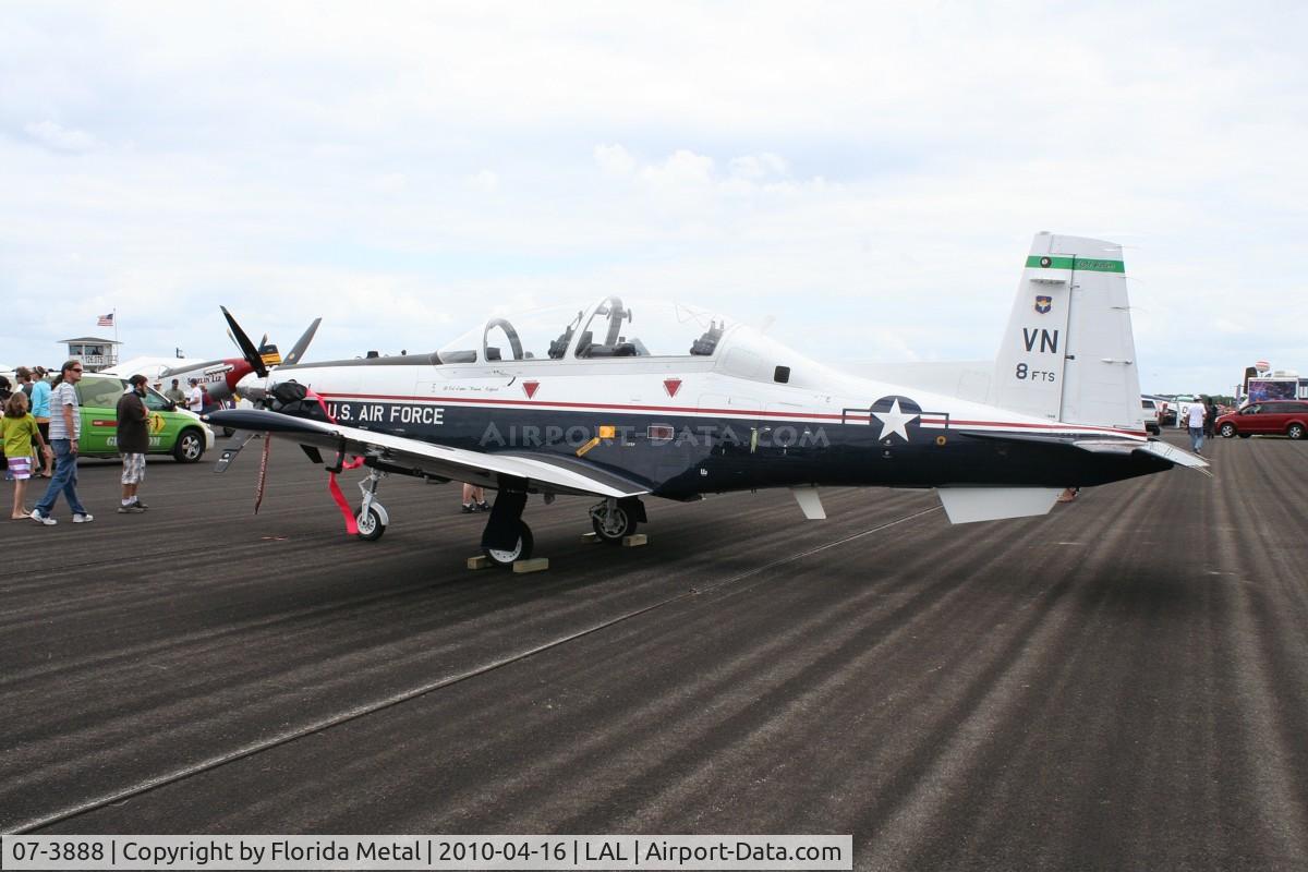 07-3888, 2007 Raytheon T-6A Texan II C/N PT-443, T-6 Texan II