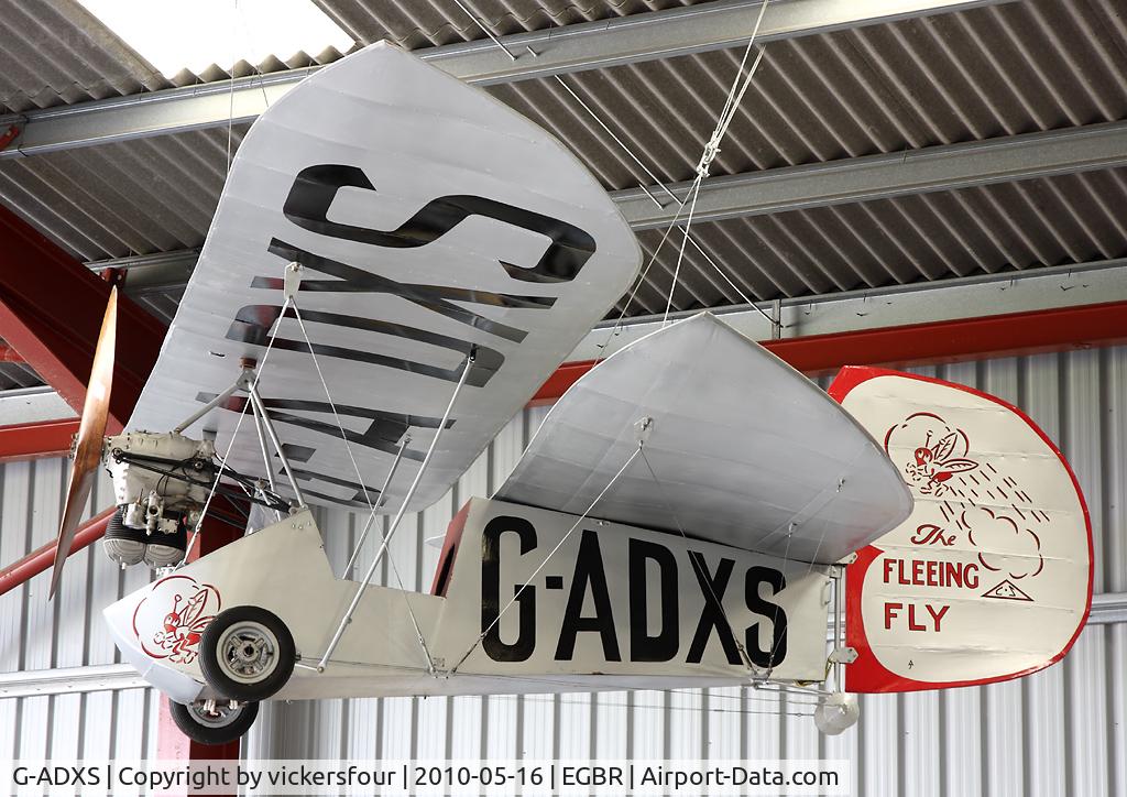 G-ADXS, 1935 Mignet HM.14 Pou-du-Ciel C/N CLS1, Real Aeroplane Company. Breighton.