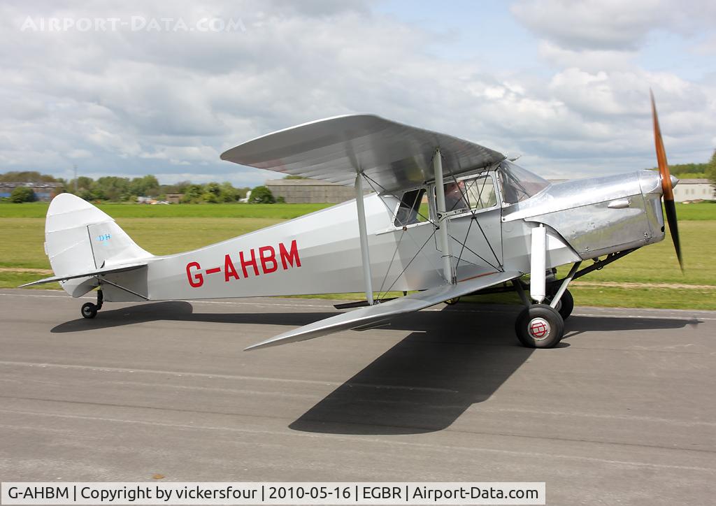 G-AHBM, 1935 De Havilland DH.87B Hornet Moth C/N 8126, Privately operated. Breighton.