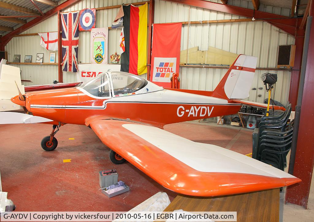 G-AYDV, 1974 Coates Swalesong SA.II Srs.1 C/N PFA 1353, Privately operated. Breighton.