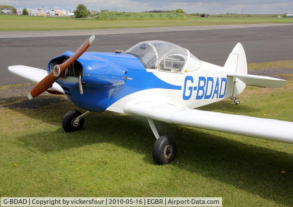 G-BDAD, 1976 Taylor JT-1 Monoplane C/N PFA 1453, Privately operated. Breighton.
