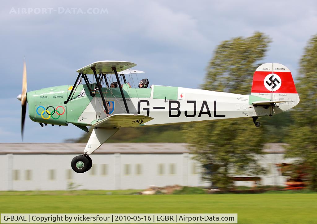 G-BJAL, 1957 Bucker 1-131E Jungmann C/N 1028, Privately operated. Breighton.
