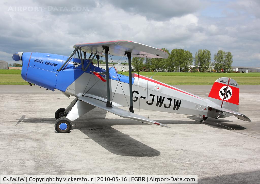 G-JWJW, 1957 CASA 1-131E Jungmann C/N 419, Privately operated. Breighton.