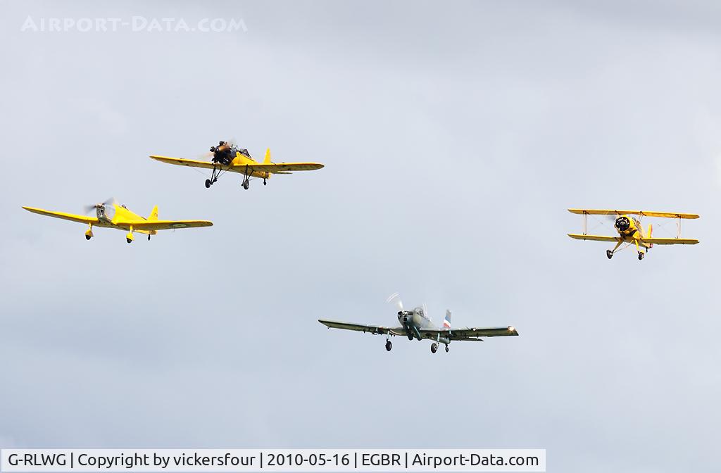 G-RLWG, 1942 Ryan PT-22 Recruit (ST3KR) C/N 1716, Privately operated. Breighton.